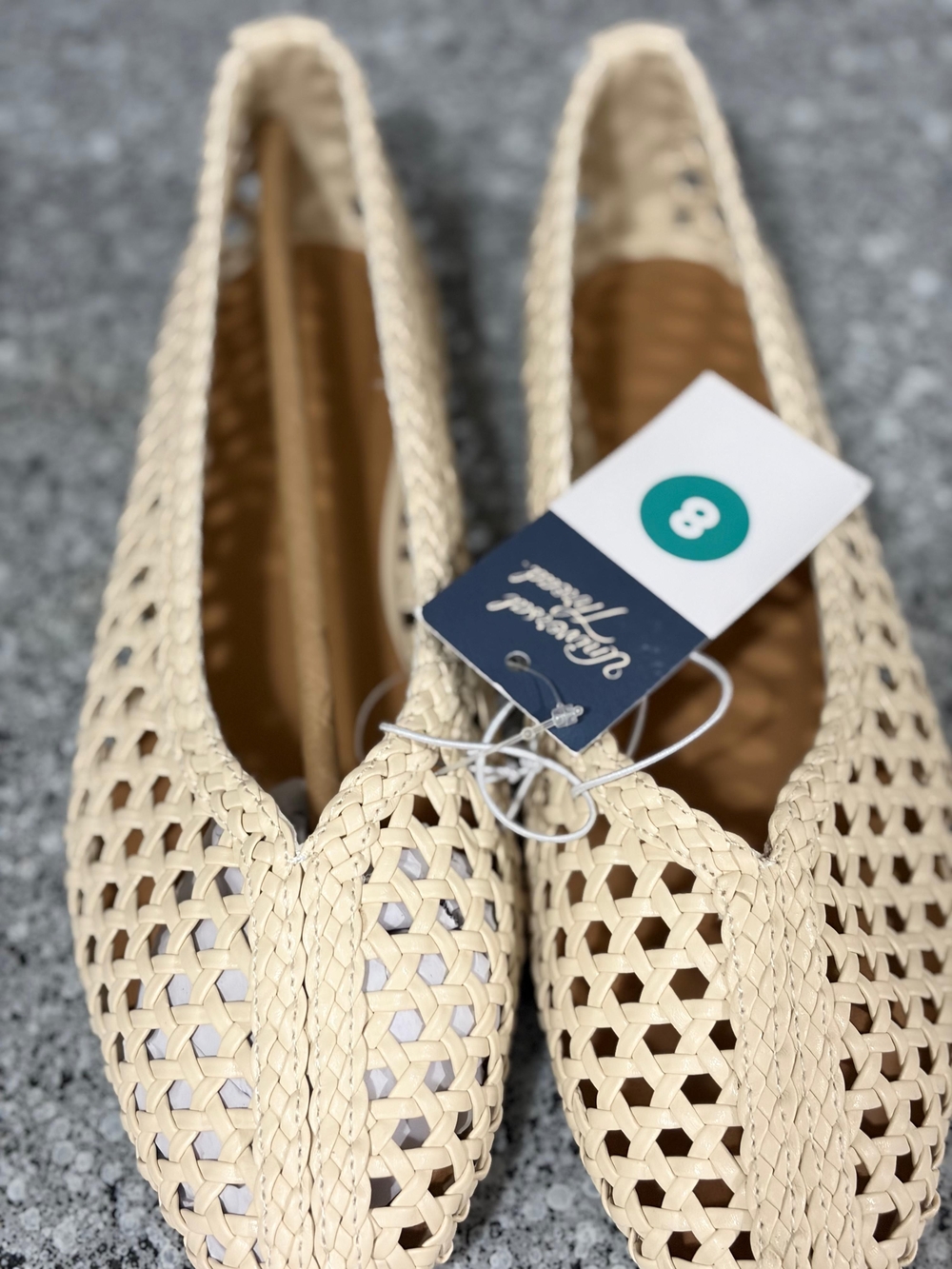Universal Thread Woven Ballet Flats - Cream